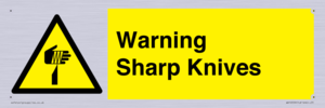 Warning Sharp Knives